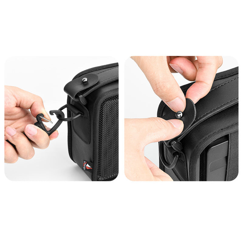 TXESIGN For Doss SoundBox XL Carrying Bag Speaker PU+Nylon Crossbody Bag with Shoulder Strap TXESIGN For Doss SoundBox XL Carrying Bag Speaker PU+Nylon Crossbody Bag with Shoulder Strap